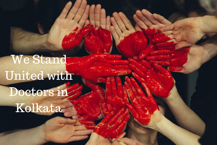 Stand united with doctors from Kolkata Muralee Thummarukudy
